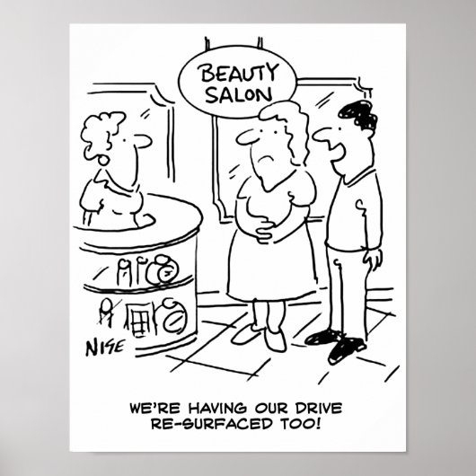 Husband zegt dat ze ook weer moeten rijden poster (Voorkant)