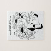 Husband zegt: "Je kunt niet gewoon thuis koken", Legpuzzel (Horizontaal)