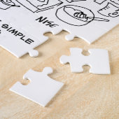 Husband zegt: "Je kunt niet gewoon thuis koken", Legpuzzel (Zijkant)