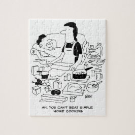 Husband zegt: "Je kunt niet gewoon thuis koken", Legpuzzel