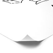 Husband zegt: "Je kunt niet gewoon thuis koken", Perfect Poster (Hoek)