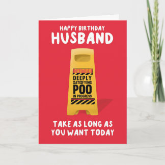 Husband's Birthday Card  Kaart
