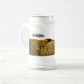Husband's Rock-Solid White Beer Stein Bierpul (Voorkant links)