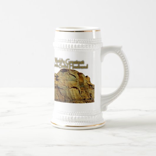 Husband's Rock-Solid White Beer Stein Bierpul (Rechts)