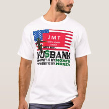 HUSBANK. Jouw geld is mijn T-shirt