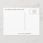 Hush-a-Bye, Baby Kinderdagverblijf Rhyme Nieuwe Ba Aankondigingskaart (Achterkant)