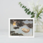 Hush-a-Bye, Baby Kinderdagverblijf Rhyme Nieuwe Ba Aankondigingskaart (Staand voorkant)