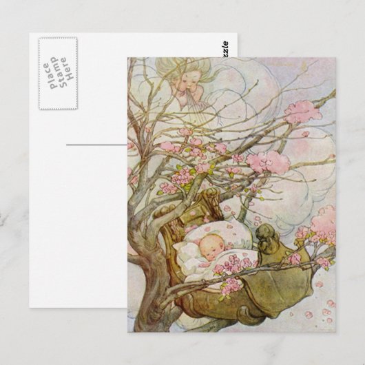 Hush-A-Dag-Baby Briefkaart (Voorkant / Achterkant)