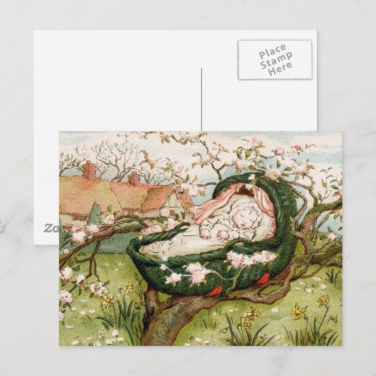 Hush A Dag Baby Briefkaart (Voorkant / Achterkant)