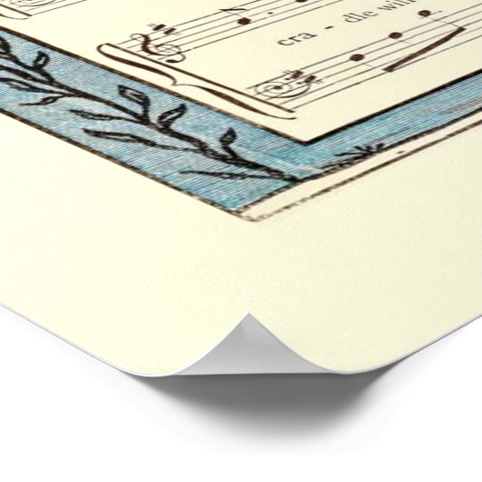 hush baby crème poster (Hoek)