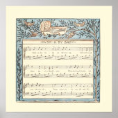 hush baby crème poster (Voorkant)