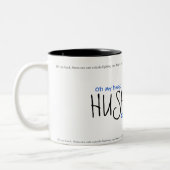 HUSH CATS! Ver. 2 Tweekleurige Koffiemok (Links)