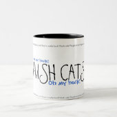 HUSH CATS! Ver. 2 Tweekleurige Koffiemok (Center)