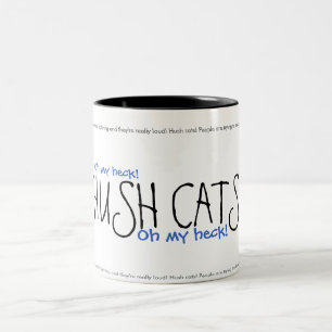 HUSH CATS! Ver. 2 Tweekleurige Koffiemok