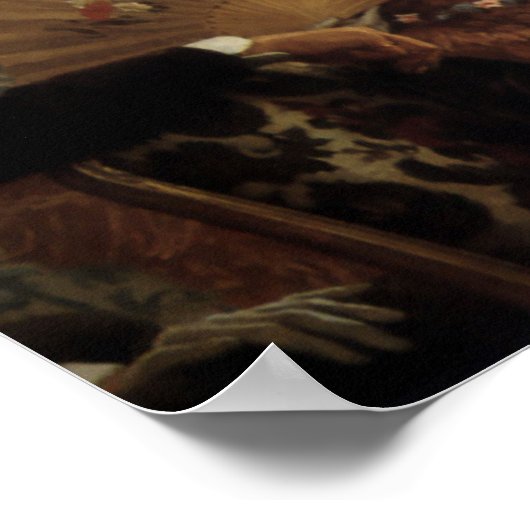 Hush, het concert van James Tissot Poster (Hoek)