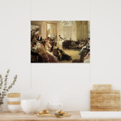 Hush, het concert van James Tissot Poster (Keuken)