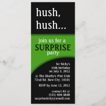 hush , hush verjaardag verrassing