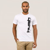 Hush Logo Verticale T-Shirt (Voorkant volledig)