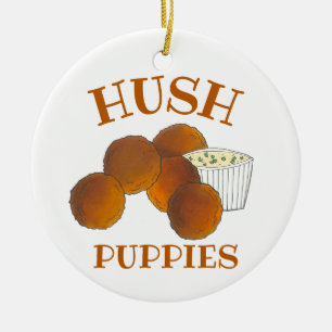 Hush Puppies Southern Soul Food Foodie Keramisch Ornament