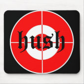 Hush Target Mousepad Muismat (Voorkant)