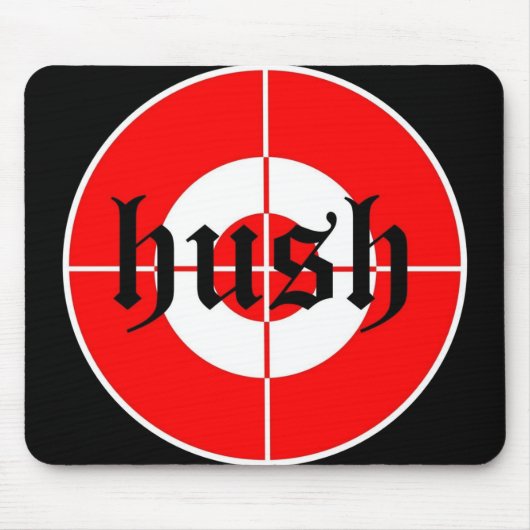 Hush Target Mousepad Muismat (Voorkant)