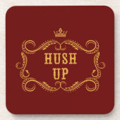 Hush up Fancy Land Slang Bier Onderzetter (Voorkant)