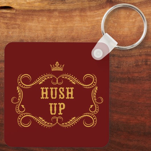 Hush up Fancy Land Slang Sleutelhanger (Achterkant)