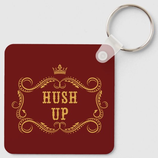 Hush up Fancy Land Slang Sleutelhanger (Achterkant)