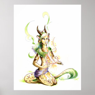 Hush, ze doet wetenschap! Poster