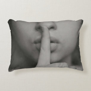 Hush Zwarte en Witte Accentkussen Accent Kussen
