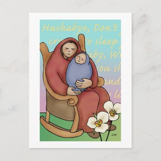 Hushabye Mama Briefkaart (Voorkant)