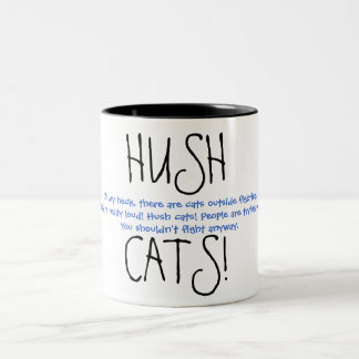 HUSHCATS! Ver. 3 Tweekleurige Koffiemok