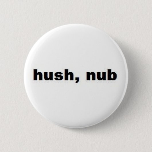 hushnub ronde button 5,7 cm (Voorkant)