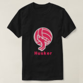 Husker Volleyball T-shirt (Design voorkant)