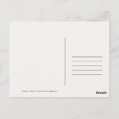 Huskey Pet Dog Foto Briefkaart (Achterkant)