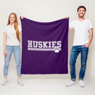 Huskie Fleece-deken Fleece Deken
