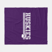 Huskie Fleece-deken Fleece Deken (Voorkant (Horizontaal))