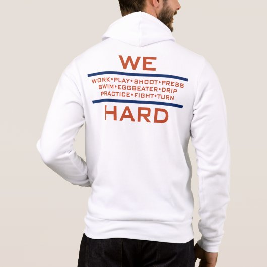 Huskies 2020 (WE HARD) Hoodie (Achterkant)