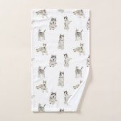 HUSKIES BAD HANDDOEK (Handdoek)