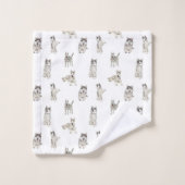 HUSKIES BAD HANDDOEK (Wasdoekje)