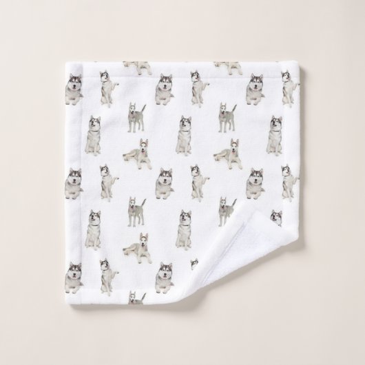 HUSKIES BAD HANDDOEK (Wasdoekje)