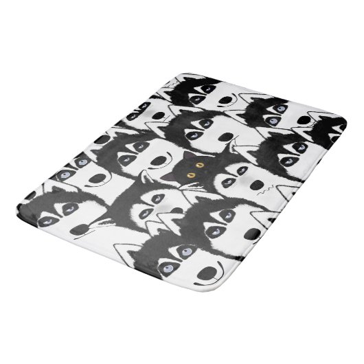 Huskies Bathmat Badmat (Gekanteld)