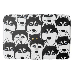 Huskies Bathmat Badmat