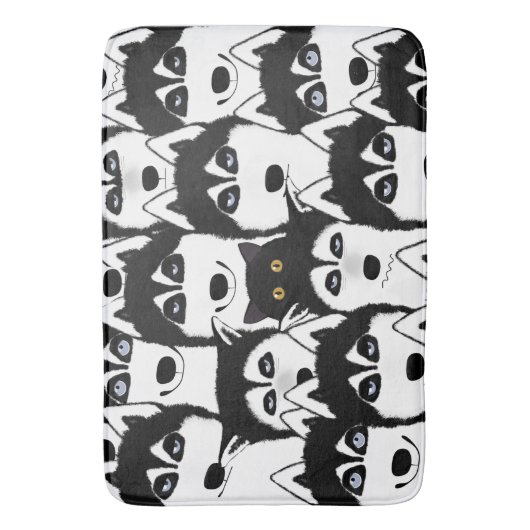 Huskies Bathmat Badmat (Voorkant Verticaal)