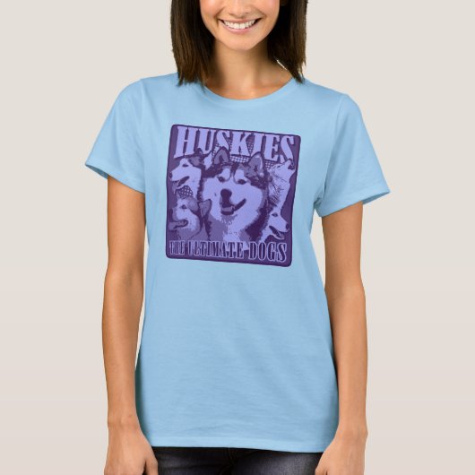 Huskies - De ultieme honden T-shirt (Voorkant)