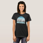 Huskies Hond Sled Rider Sledding Mushing 5 T-shirt (Voorkant volledig)