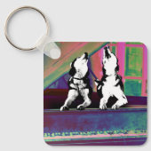 Huskies Howlin' Blues Keychain (Voorkant)