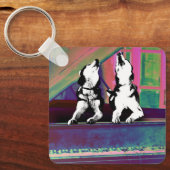 Huskies Howlin' Blues Keychain (Voorkant)