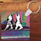 Huskies Howlin' Blues Keychain (Achterkant)
