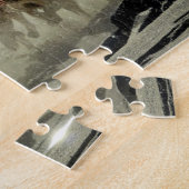 Huskies in the Snow Legpuzzel (Zijkant)